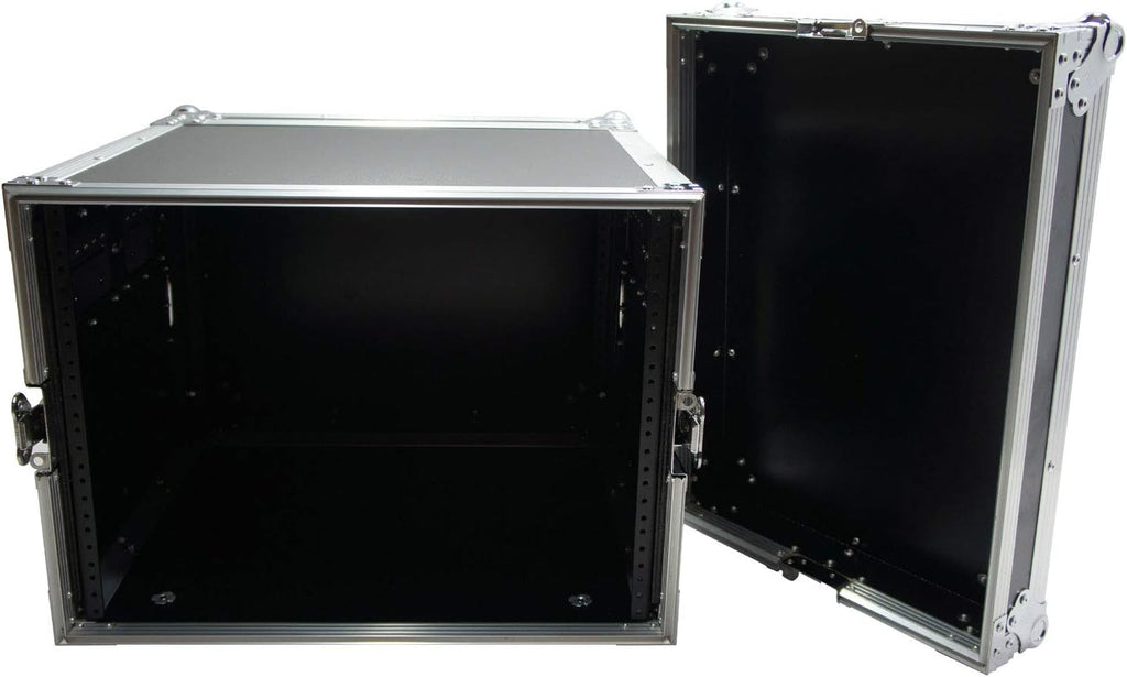 Harmony Audio HC8UAD DJ Flight Amp 8U Rack Space Road Travel Amplifier Case
