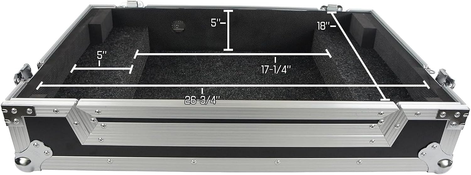 Harmony Audio Cases Compatible With Pioneer DDJ-FLX6 HCDDJFLX6W Flight DJ Road Custom Case With Wheels