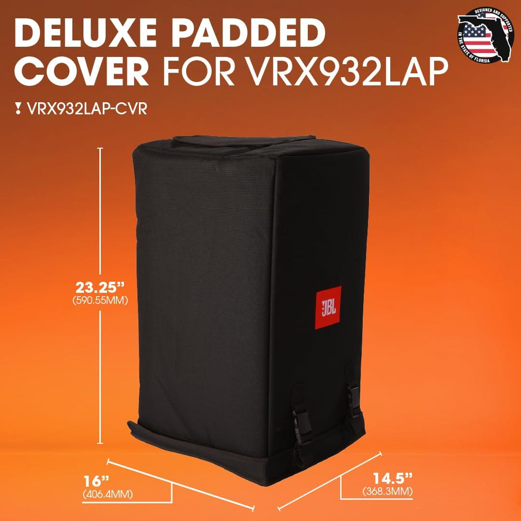 JBL Bags Deluxe Padded Protective Cover for VRX932LAP Speaker, Black (VRX932LAP-CVR)