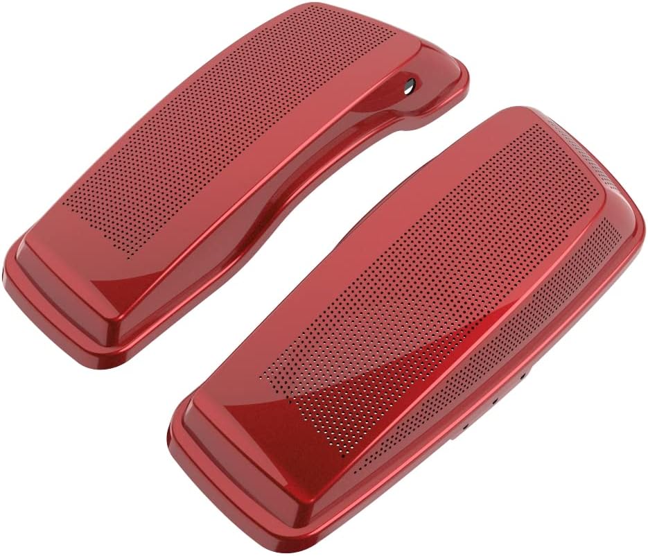 Advanblack Saddlebag Dual 6x9 Speaker lids, Audio Covers Fit for H-D Touring, Road Glide, Street Glide Special, Road King, 2014 2015 2016 2017 2018 2019 2020 2021 2022 2023