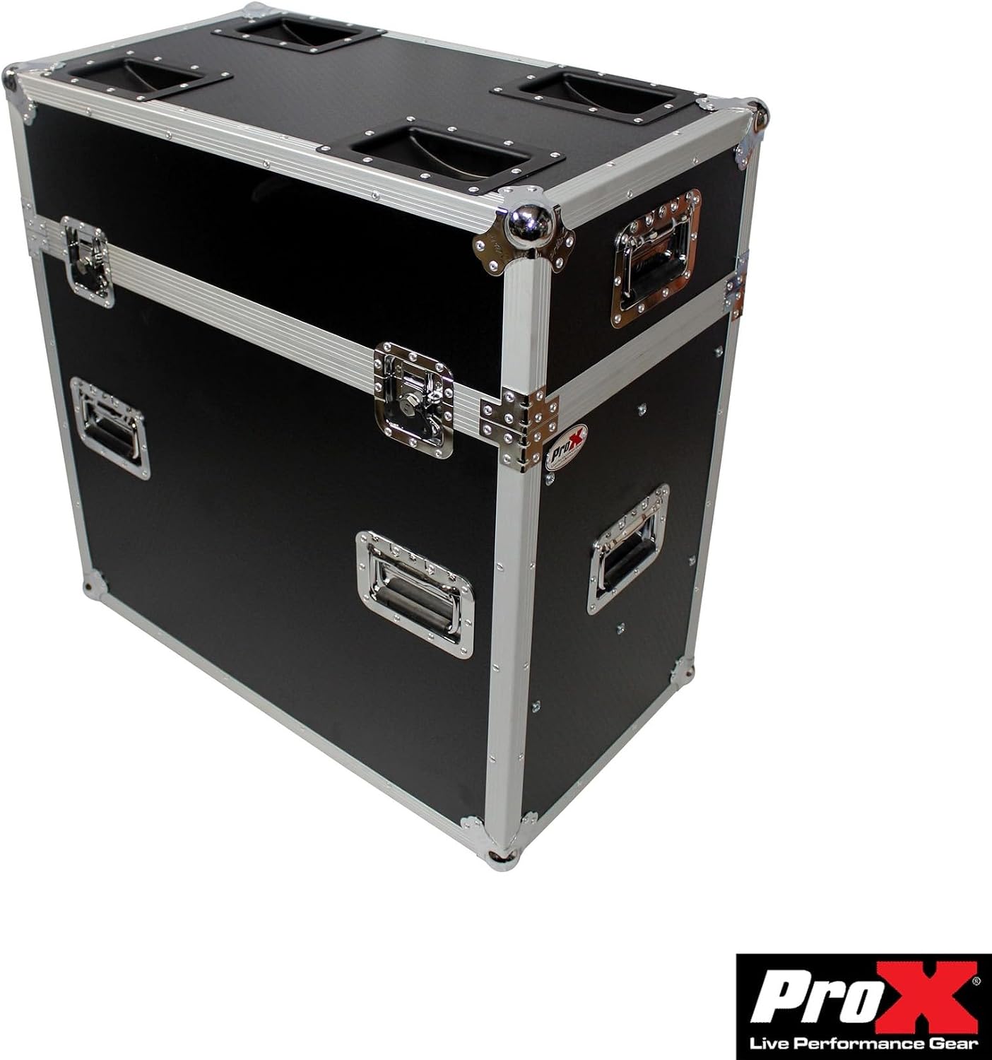 ProX XS-6XBP3030 ATA Flight Style Road Case 30' in. Aluminum 8mm F34 F32 F31 Truss Base Plates - Fits 6x