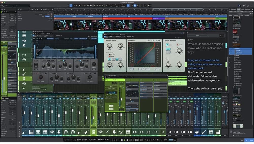PreSonus AudioBox 96 USB Interface Recording Bundle with Eris 3.5 Studio Monitors, Condenser Microphone, Isolation Shield, HAS-10 Headphones, Stands, Cables and Studio One Software