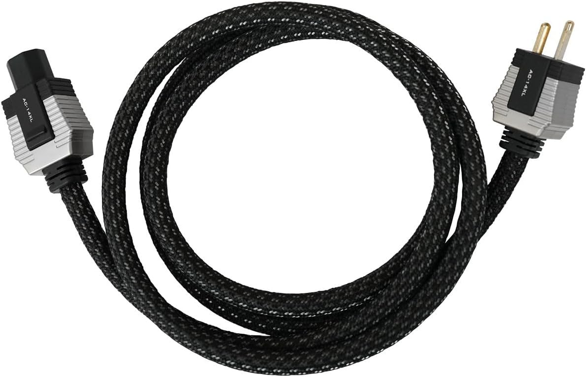Pangea Audio AC 14 XL MKII Audiophile Power Cable Cord Upgrade for Audio, Video and Electronic Gear 1 Meter