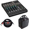 Mackie 802VLZ4 8-Channel Ultra-Compact Mixer with G-MIXERBAG-1212 Padded Nylon Mixer/Equipment Bag & PB-S3410 3.5 mm Stereo Breakout Cable, 10 feet Bundle