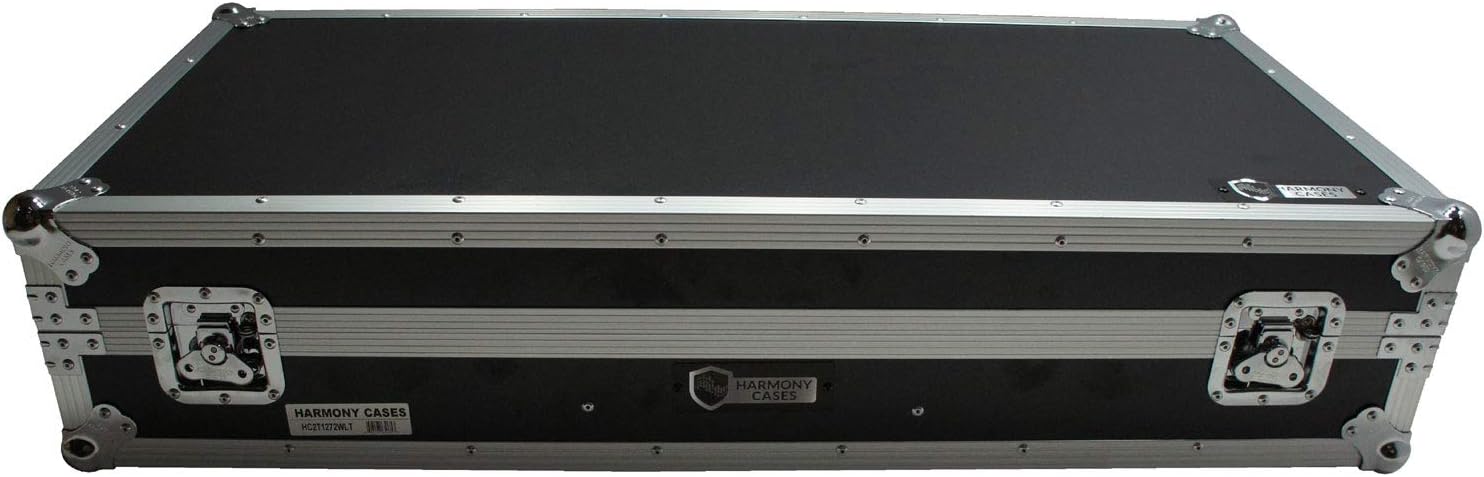 Harmony Audio HC2T1272WLT DJ Battle Coffin Compatible with (2) Rane 12 Turntables & Rane 72 Mixer - Case Only