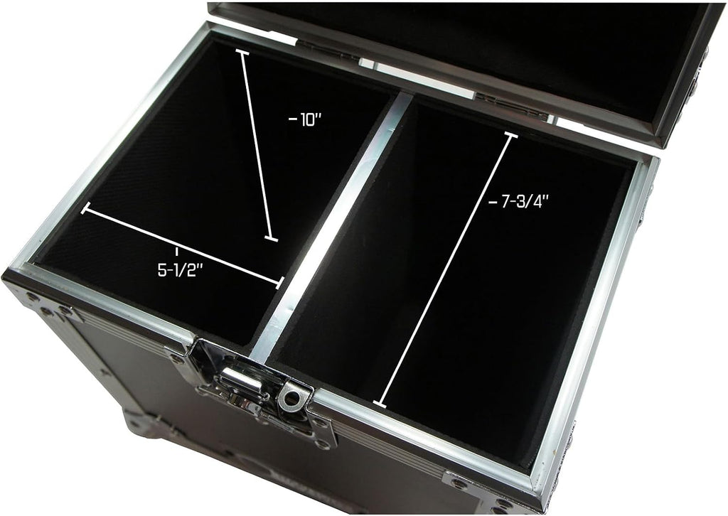Harmony Audio Cases Dual Chamber Space DJ Lighting Universal Ultility Road Travel Case
