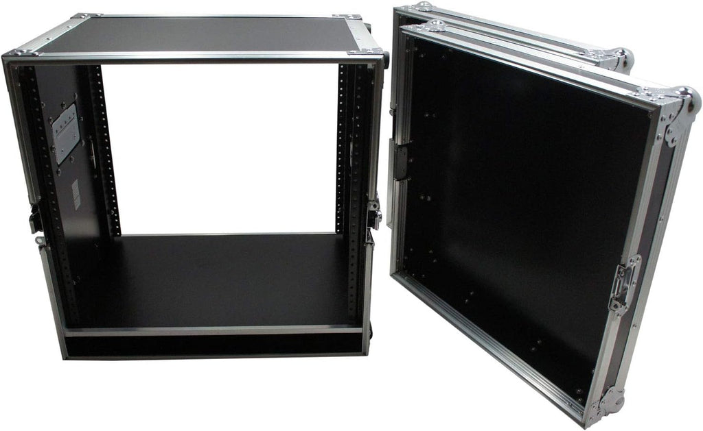 Harmony Audio Cases HC10UEDHW DJ Flight 10U FX Effect 16' Depth Case Casters & Handle