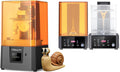 Creality Resin 3D Printer HALOT R6 Bundle with Wash and Cure Station UW-01 2 in 1 Machine