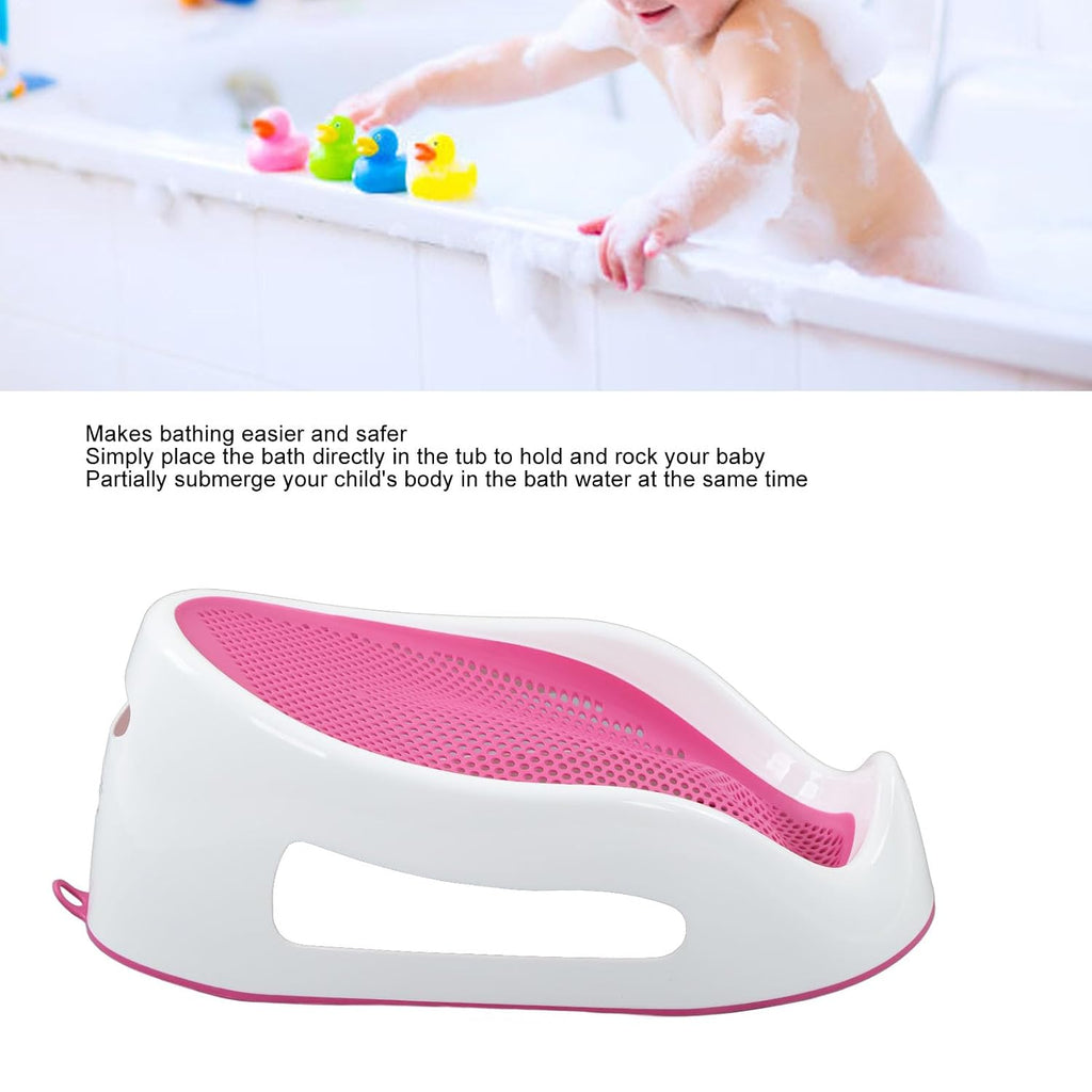 Summer Clean Rinse Baby Bather, Bath Support for Use on The Counter, in The Sink or in The Bathtub, TPE Soft Silicone Baby Bath Seat, Use from Birth Until Sitting Up ()