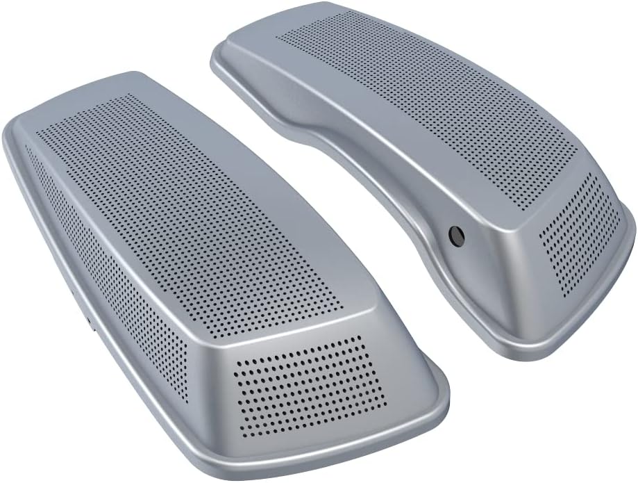 Advanblack Saddlebag Dual 6x9 Speaker lids, Audio Covers Fit for H-D Touring, Road Glide, Street Glide Special, Road King, 2014 2015 2016 2017 2018 2019 2020 2021 2022 2023