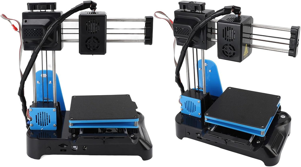 Gonetre Frequency Division Multiplexing 3D Printer for Kids Beginners,Portable Fast Heating Compact Desktop 3D Printing Machine for Education DIY Enthusiasts Students PLA TPU 1.75mm (US Plug)