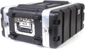 19' Rackmount Flight Case, 12' Depth, Stackable, ABS, Aluminum and Steel Construction (4U)