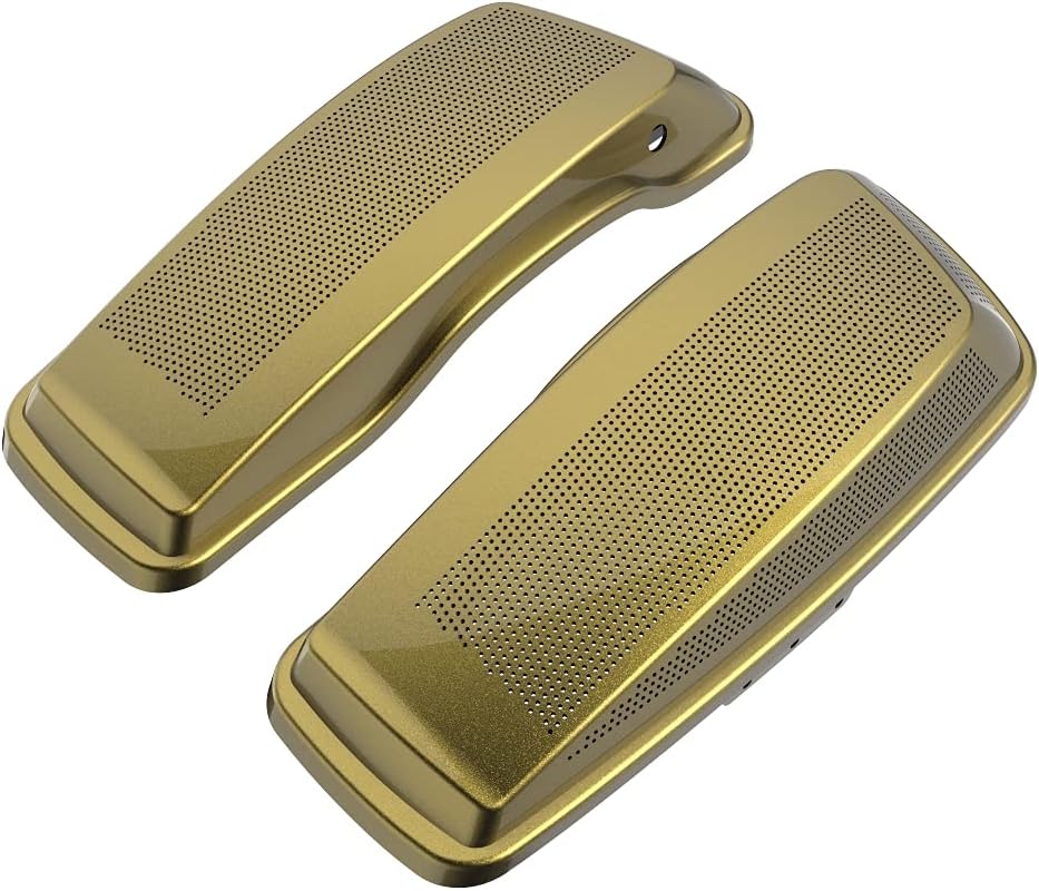 Advanblack Saddlebag Dual 6x9 Speaker lids, Audio Covers Fit for H-D Touring, Road Glide, Street Glide Special, Road King, 2014 2015 2016 2017 2018 2019 2020 2021 2022 2023