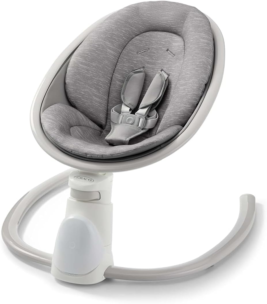 Graco Soothe 'n Sway Bluetooth 3-in-1 Baby Swing - Grows with Your Child - Multiple Soothing Settings and Bluetooth Connectivity
