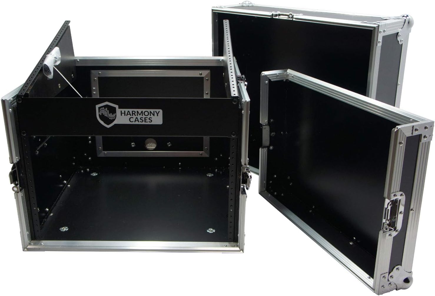 Harmony Audio Case HCM6U DJ Pro Audio 10U Slant Top 8U Vertical Mixer Rack Case New