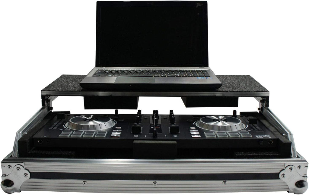 Harmony Audio HCMIXTRACKPRO3LT Flight Glide Laptop Stand DJ Case Compatible with Numark Mixtrack 3