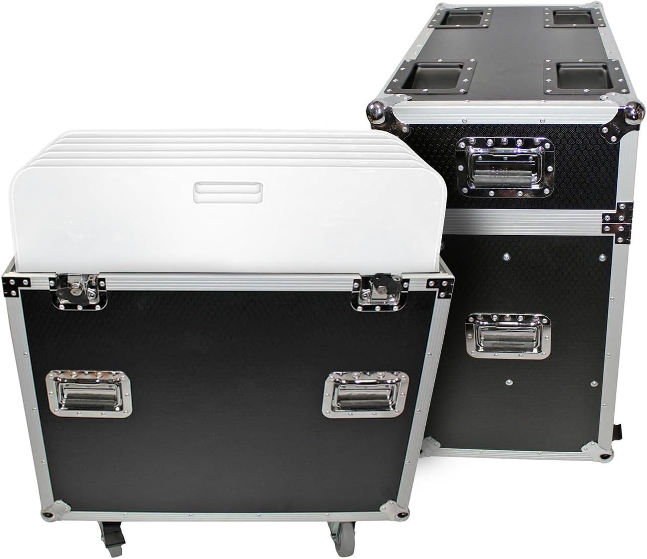 ProX XS-6XBP3030 ATA Flight Style Road Case 30' in. Aluminum 8mm F34 F32 F31 Truss Base Plates - Fits 6x
