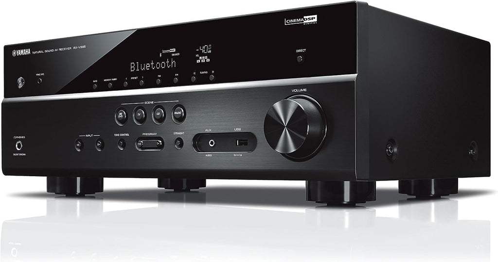 YAMAHA RX-V385 5.1-Channel 4K Ultra HD AV Receiver with Bluetooth