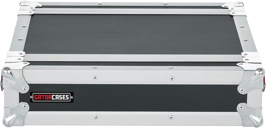Gator Cases G-TOUR Series Shallow Audio Road Rack with Heavy-Duty Tour Grade Hardware, 15' Rackable Depth, 2U (G-TOUR EFX2U)