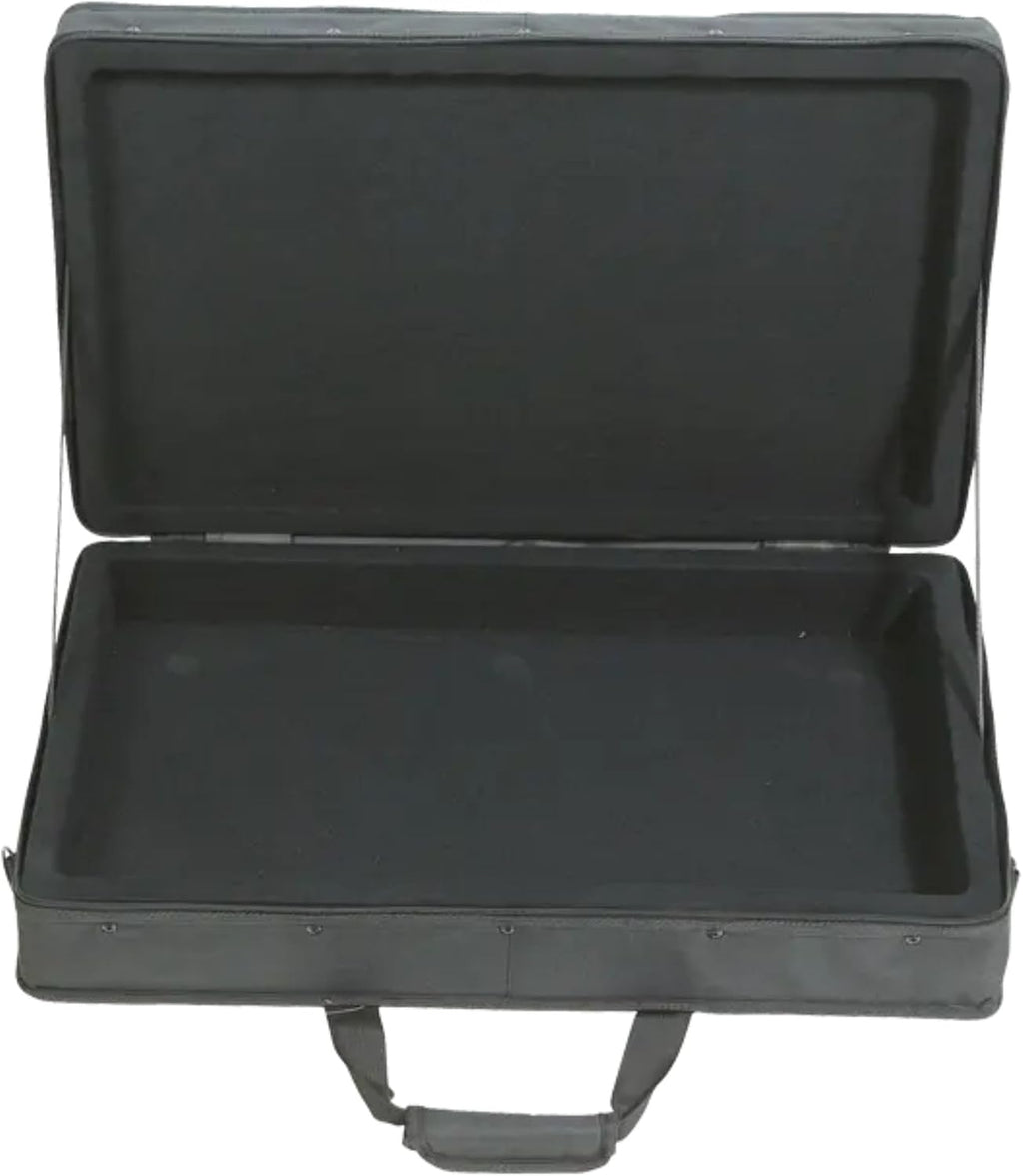 SKB 24'x14' Controller Soft Case - Padded Bag w/ Rigid Foam Frame, Shoulder Strap and Double Zippers for DJ Controllers & Small MIDI Keyboards, Black