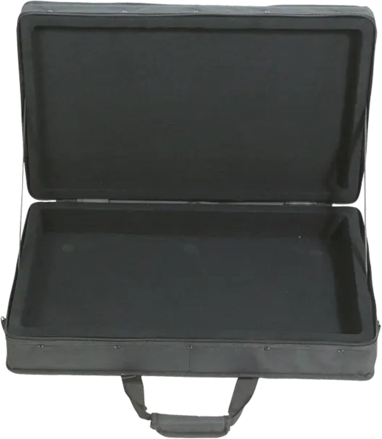 SKB 24'x14' Controller Soft Case - Padded Bag w/ Rigid Foam Frame, Shoulder Strap and Double Zippers for DJ Controllers & Small MIDI Keyboards, Black