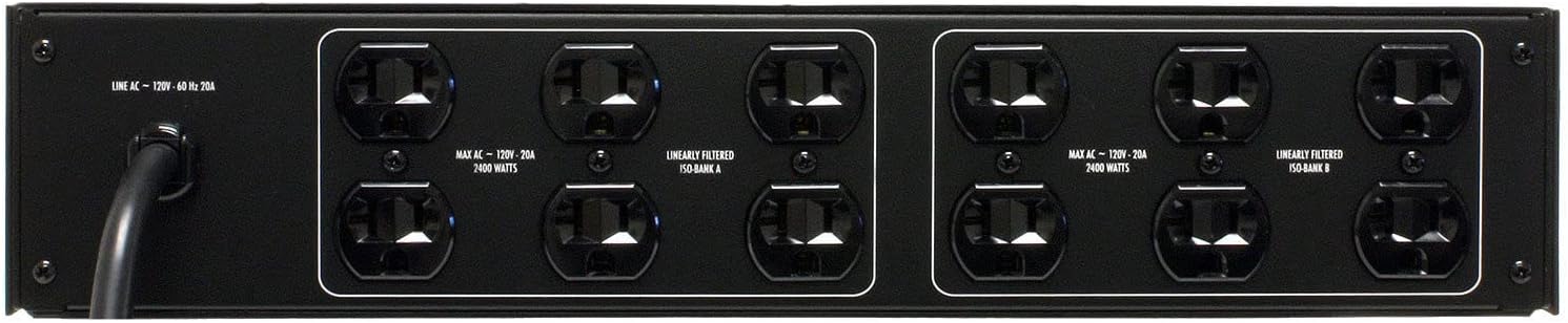 Furman P-2400 AR Power Conditioner True RMS Voltage Regulation Delivers Stable Voltage Output