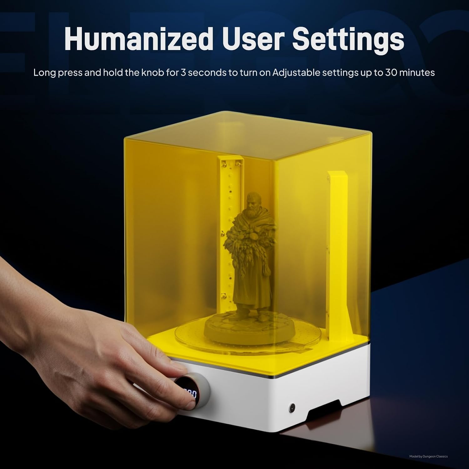 ELEGOO Mercury X Bundle, Wash and Cure Machine for Large Resin 3D Printed Models, Compatible with Saturn, Mars MSLA 3D Printers