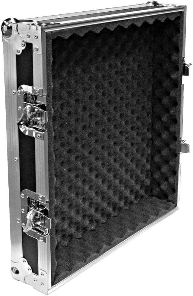 Seismic Audio SATAC12U 12U ATA Rack Case with Casters – Heavy Duty 19 Inch Road Rack for Amplifiers, Mixers, Wireless Systems