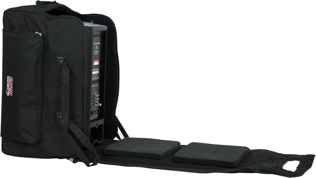 Gator Cases Rolling Speaker Bag for Standard Format 15' Loudspeakers with Retractable Pull Handle (GPA-715)
