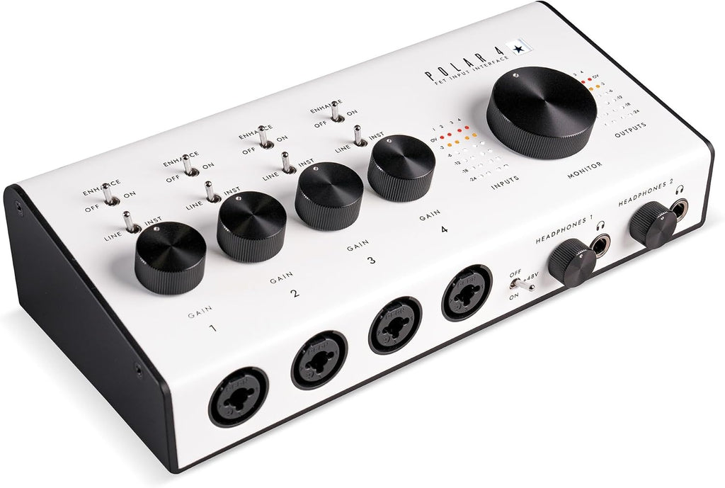 Blackstar Polar 4 - 4-channel 4-in/8-out USB-C Guitar Audio Interface w/ 4 Microphone Preamps and 2 Headphone Outputs