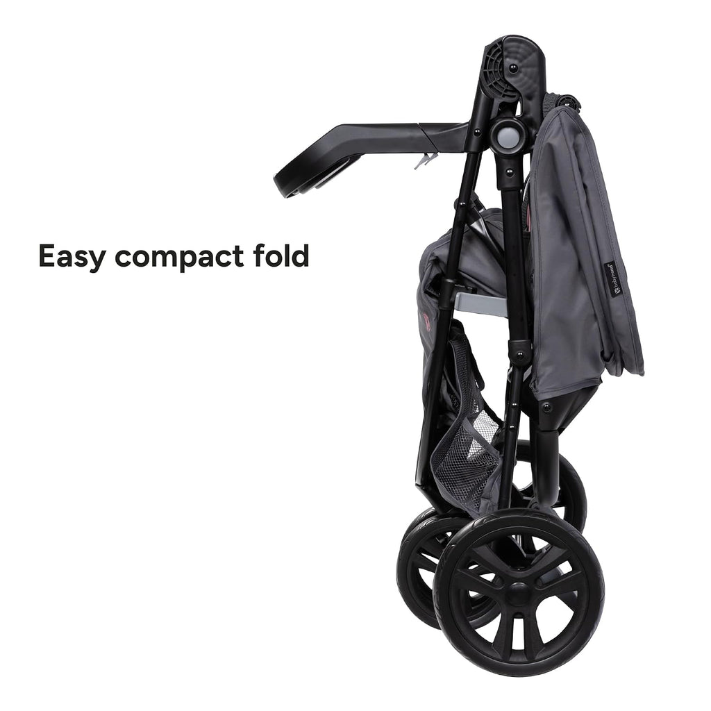 Baby Trend Venture 3-Wheel Stroller Travel System, Dash Pink