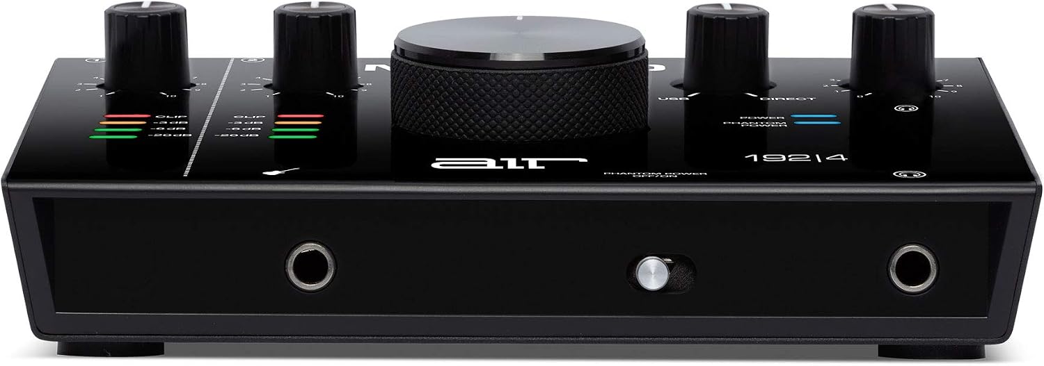 M-AUDIO AIR192x4 VSPro USB-C Audio Interface, XLR Condenser Microphone and Studio Headphones for Recording, Podcasting, Streaming with HD Sound