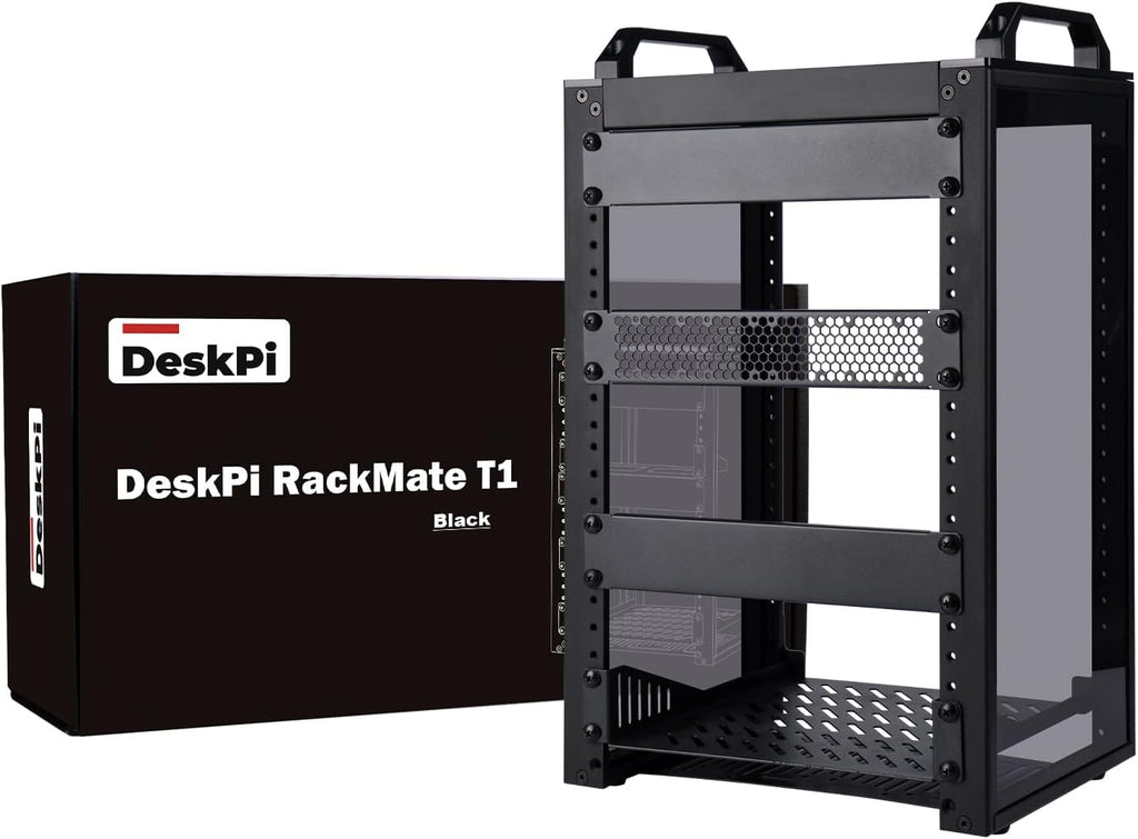 GeeekPi 8U Server Cabinet, 10 inch Server Rack for Network, Servers, Audio, and Video Equipment, DeskPi RackMate T1 Rackmount, 7.87 inch Depth