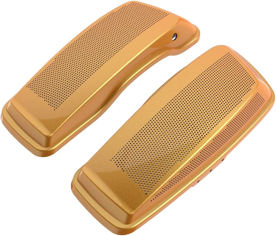 Advanblack Saddlebag Dual 6x9 Speaker lids, Audio Covers Fit for H-D Touring, Road Glide, Street Glide Special, Road King, 2014 2015 2016 2017 2018 2019 2020 2021 2022 2023
