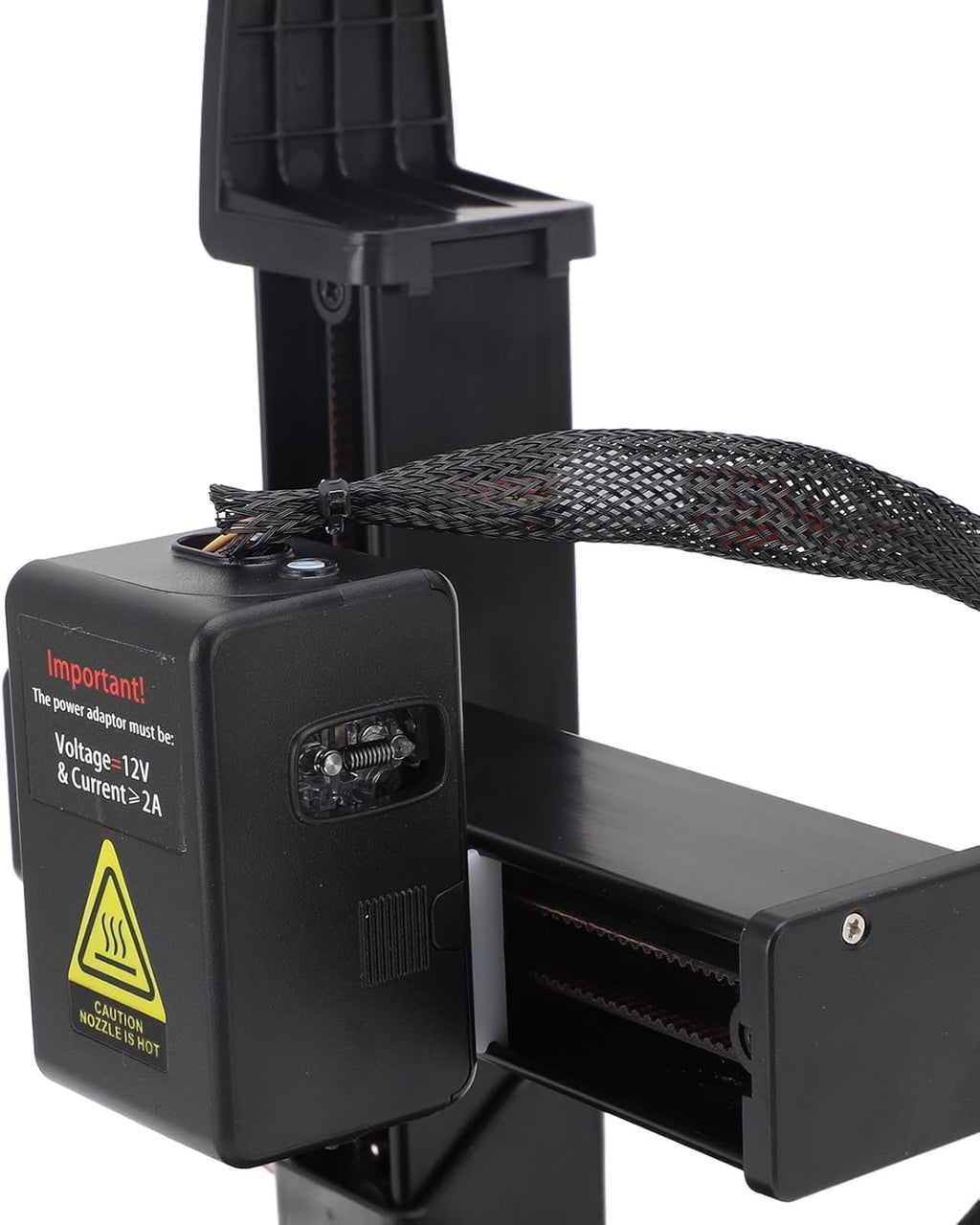 3D Printer, Small 3D Printer for Beginner, 40mm / s High Speed Printing, 180°C Rapid Heating and Printing, Printer with Nozzle, Print Size 100 x 100 x 100mm, Easy to Operate (US