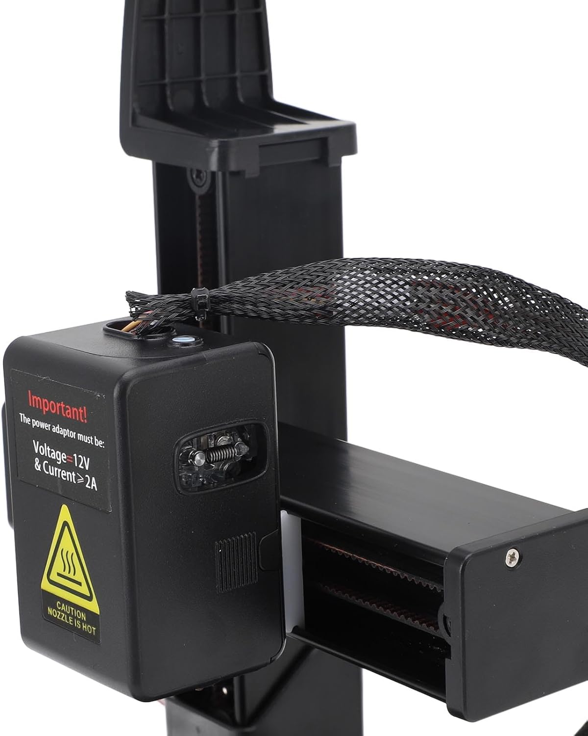 3D Printer, Small 3D Printer for Beginner, 40mm / s High Speed Printing, 180°C Rapid Heating and Printing, Printer with Nozzle, Print Size 100 x 100 x 100mm, Easy to Operate (US