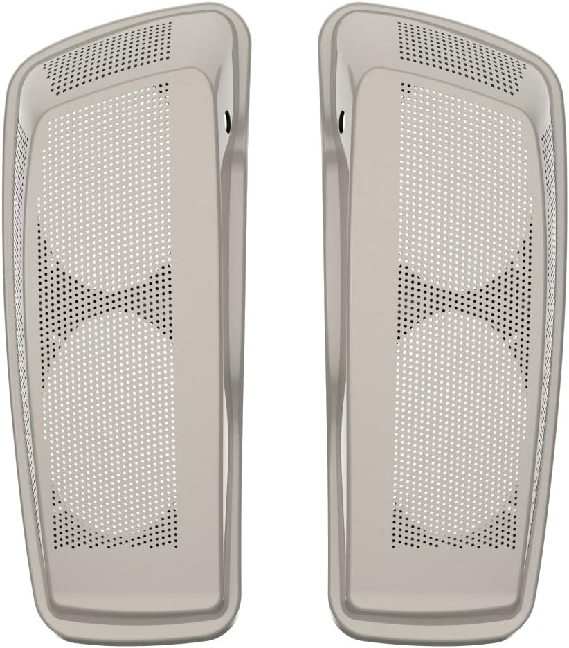 Advanblack Saddlebag Dual 6x9 Speaker lids, Audio Covers Fit for H-D Touring, Road Glide, Street Glide Special, Road King, 2014 2015 2016 2017 2018 2019 2020 2021 2022 2023