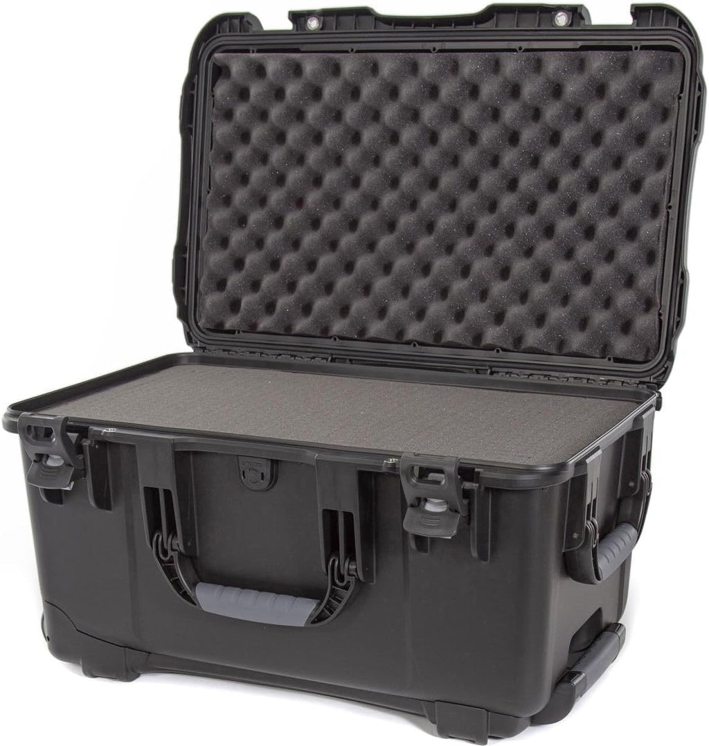 NANUK 938 Waterproof Hard Case with Wheels and Foam Insert - Black