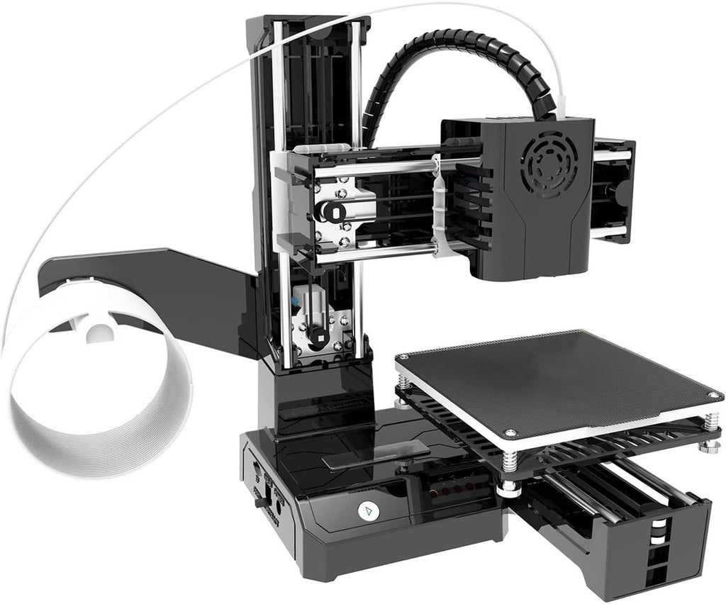 Mini 3D Printer for Beginners High Precision Printing Compact Build Volume Inches Easy Assembly Ideal for Kids and Hobbyists PLA TPU Compatible (US Plug)