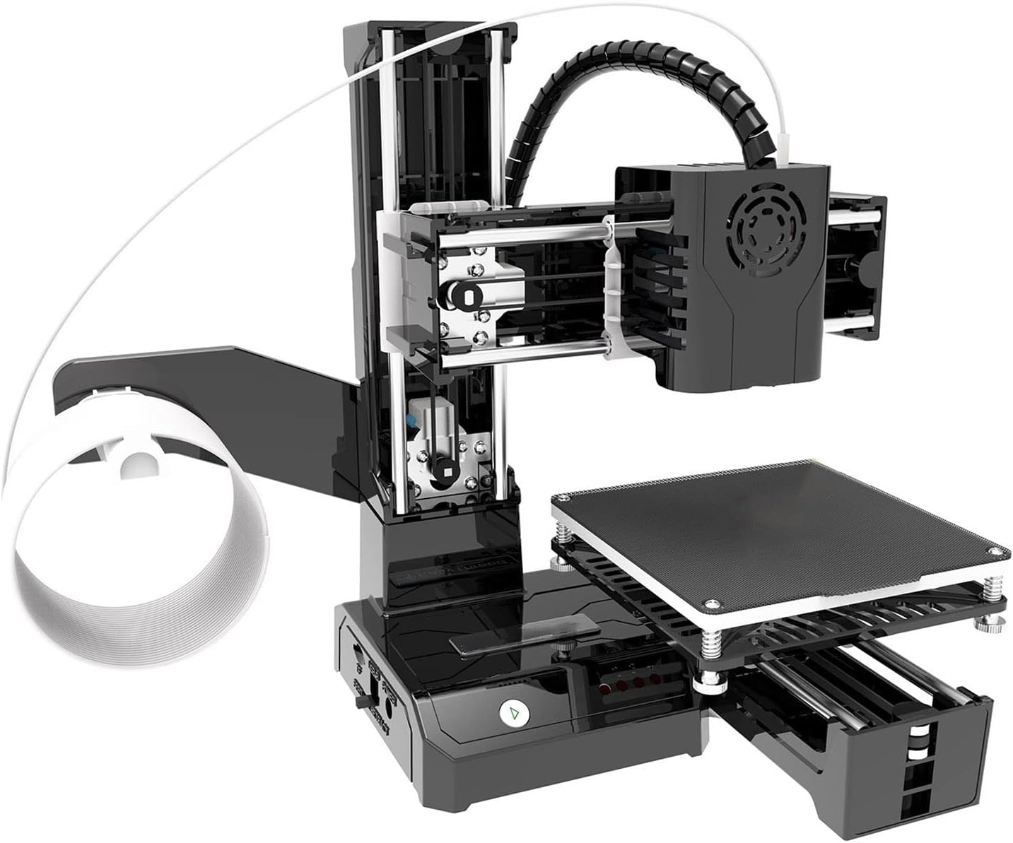 Mini 3D Printer for Beginners High Precision Printing Compact Build Volume Inches Easy Assembly Ideal for Kids and Hobbyists PLA TPU Compatible (US Plug)