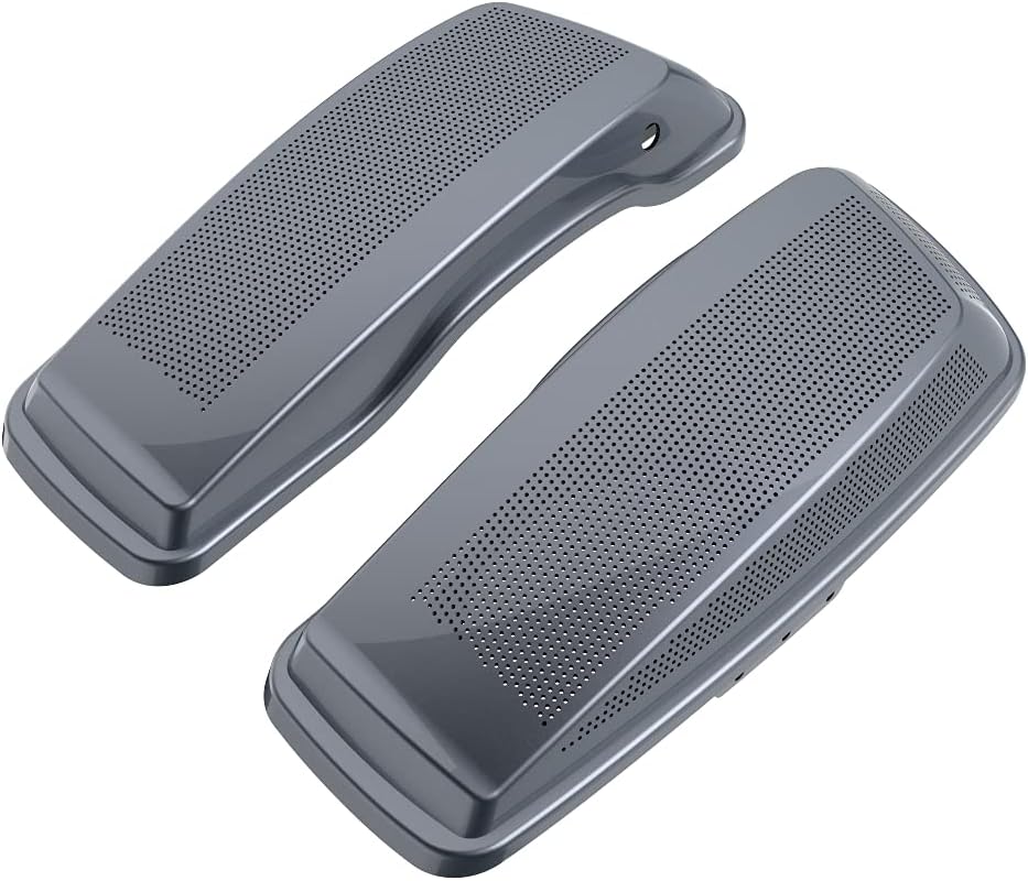 Advanblack Saddlebag Dual 6x9 Speaker lids, Audio Covers Fit for H-D Touring, Road Glide, Street Glide Special, Road King, 2014 2015 2016 2017 2018 2019 2020 2021 2022 2023