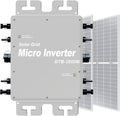 MPPT Solar Micro Inverter 2000W 2400W 2800W, DC 24V-60V to AC 120/230V, for Home Commercial Solar Panels 2400W-Grey