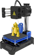 3D Printer Mini Desktop Printing Machine for Kids,100x100x100mm Printing Size,with TF Card,Sample Filament,Removable Platform,One-Touch Printing,for Beginners,Kids,Teens Black