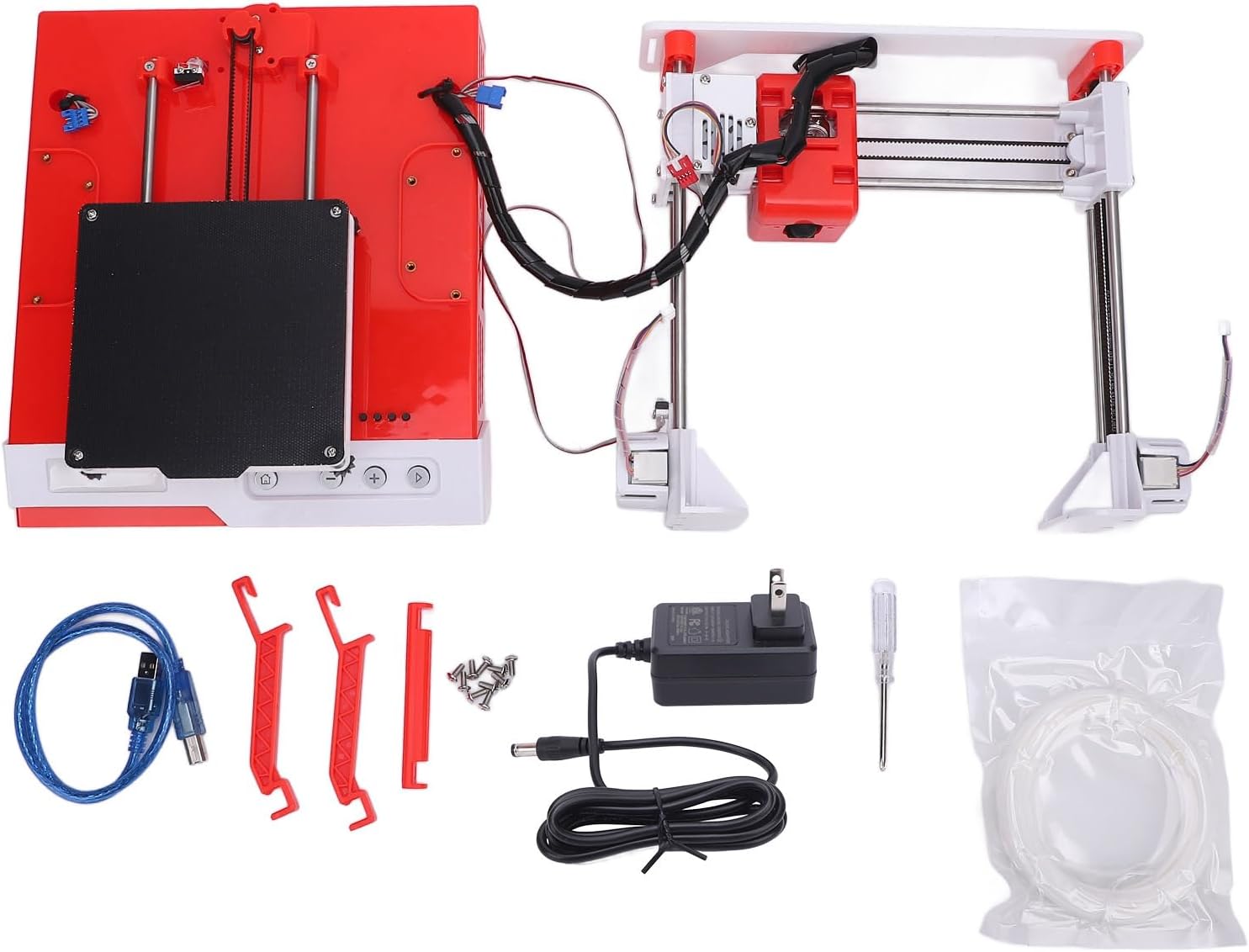 Gonetre 3D Printer for Beginners High Speed High Frequency DIY 3D Printing Machine with 100x100x100mm Printing Size, for Hobbyists Kids Adults PLA Filament Compatible (US Plug)