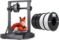 Creality Ender 3 V3 SE 3D Printer Bundle PLA 4 Packs 2 Whites and 2 Blacks