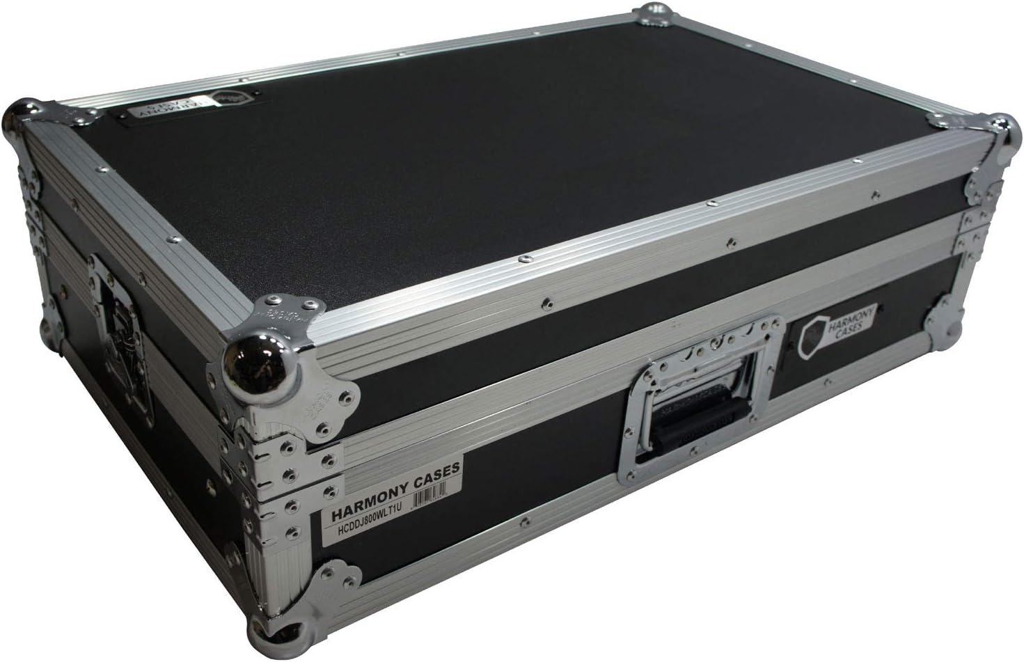 Harmony Audio HCDDJ800WLT1U Flight Glide Laptop Stand DJ 1U Rack Case Compatible with Pioneer DDJ-800