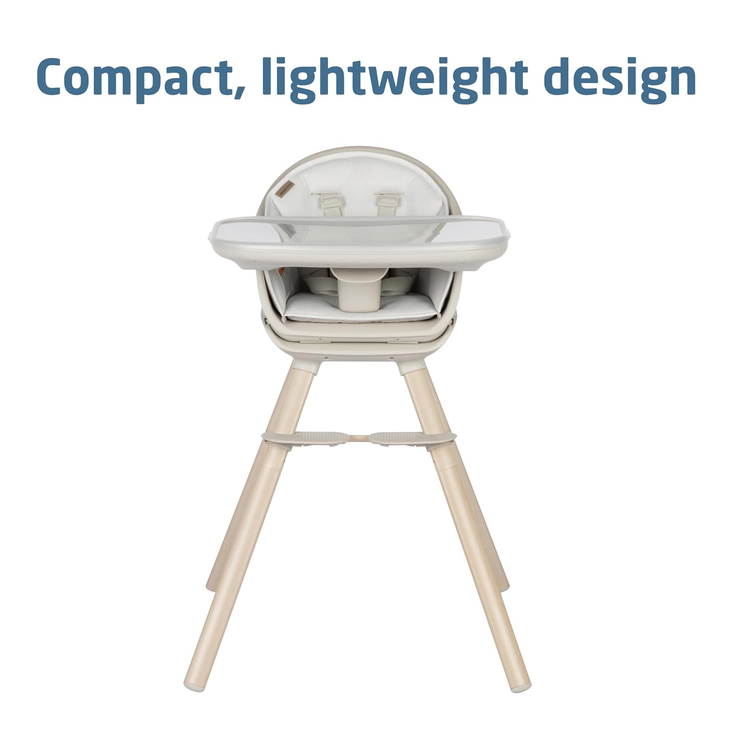 Maxi-Cosi Moa 8-in-1 High Chairs for Babies and Toddlers, Machine Washable Infant High Chair, Compact, Convertible High Chair Lightweight Design, Classic Oat