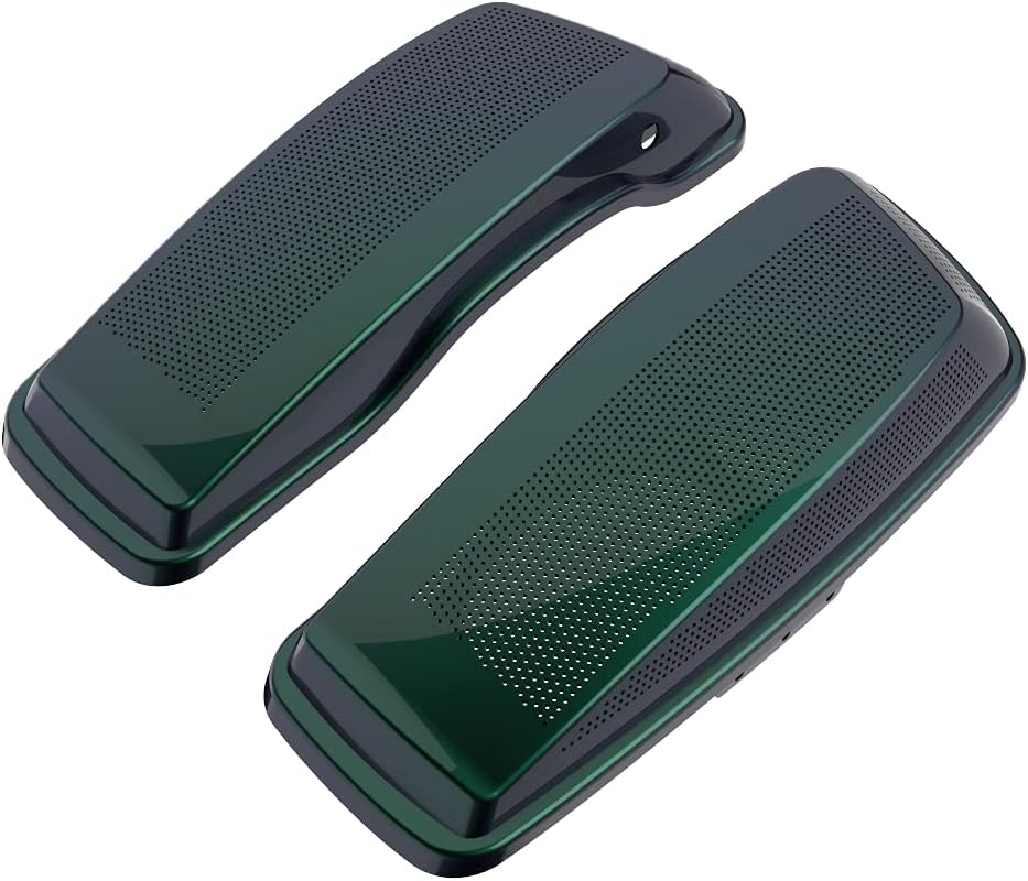 Advanblack Saddlebag Dual 6x9 Speaker lids, Audio Covers Fit for H-D Touring, Road Glide, Street Glide Special, Road King, 2014 2015 2016 2017 2018 2019 2020 2021 2022 2023