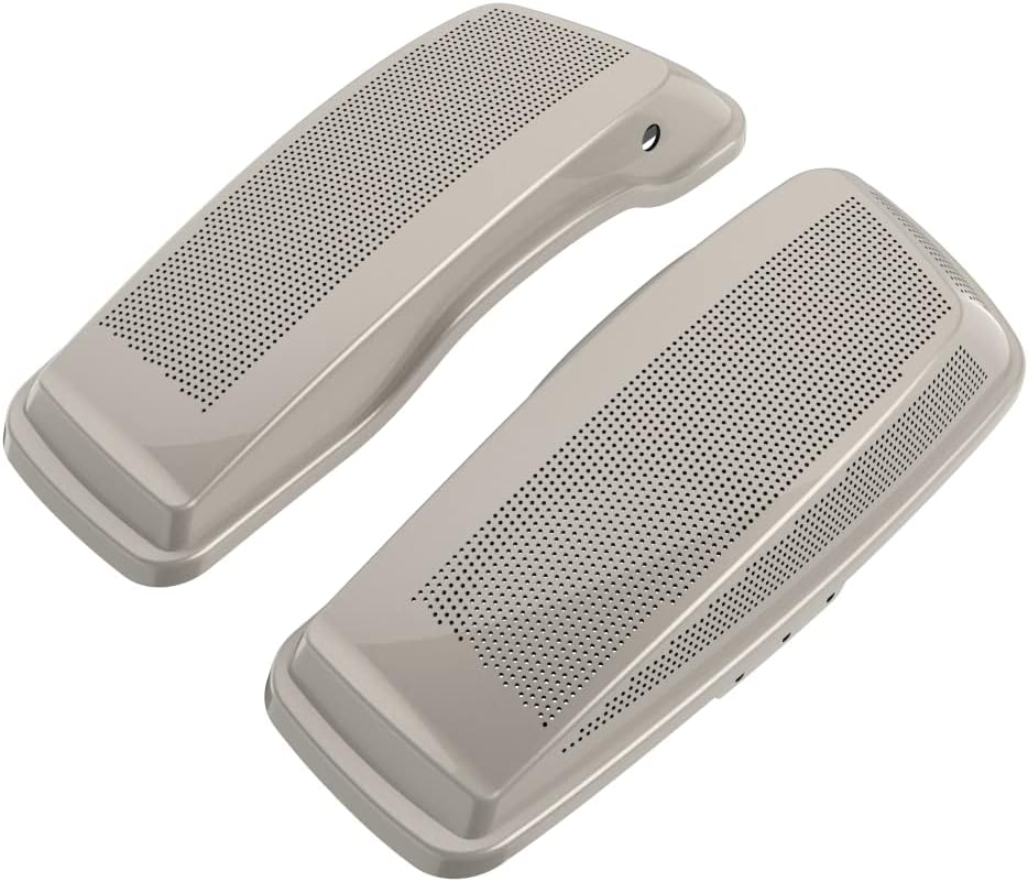 Advanblack Saddlebag Dual 6x9 Speaker lids, Audio Covers Fit for H-D Touring, Road Glide, Street Glide Special, Road King, 2014 2015 2016 2017 2018 2019 2020 2021 2022 2023