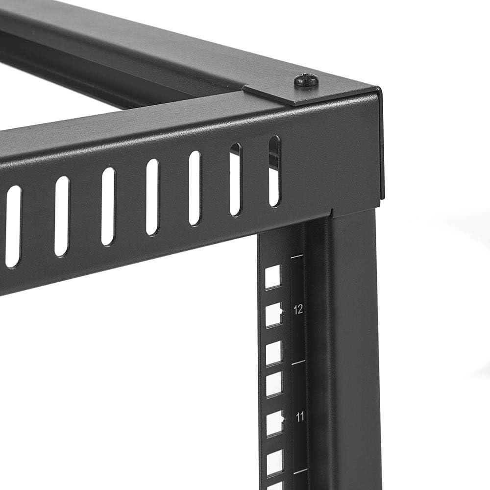 NavePoint 15U Side Load Wall Mount Network Rack, 22-Inch Depth, Wall Mount Equipment, Easy Rear Access to Equipment, Flexible Cable Management, Steel, Assembly and Mounting Hardware Included.